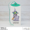 Stamping Bella ODDBALL OZ WICKED WITCH RUBBER STAMP