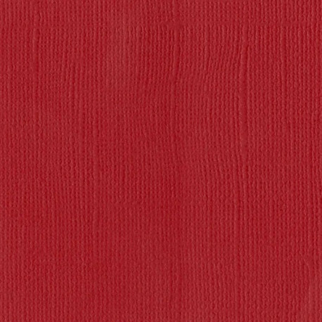 Cartoncino Bazzill Mono Canvas RED 30x30cm 216gsm