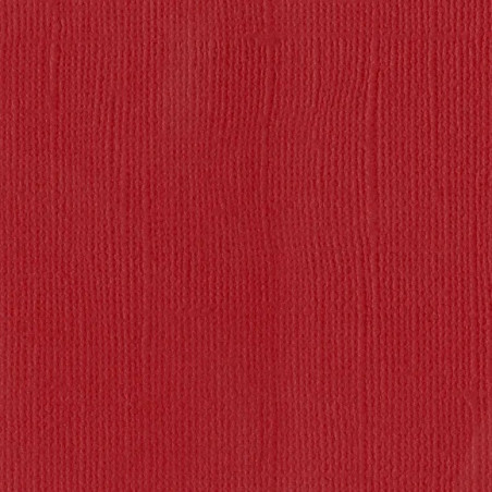 Cartoncino Bazzill Mono Canvas RED 30x30cm 216gsm