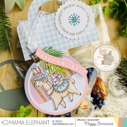Mama Elephant Serenity Ornament CREATIVE CUTS