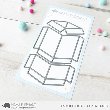 Mama Elephant Faux 3D Boxes CREATIVE CUTS