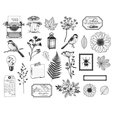 Florileges Die Cuts Vellum CARNET NATURE