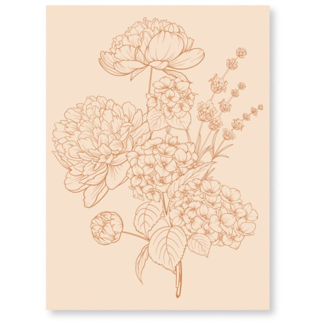 Florileges Embossing Folder BOUQUET 3D