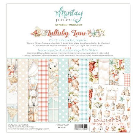 Mintay Papers Lullaby Lane Paper Pad 30x30cm