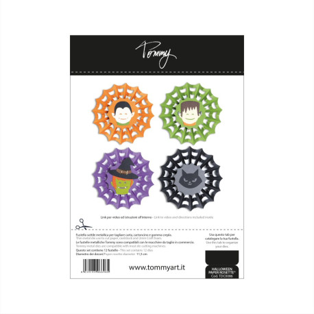 Tommy Fustella Halloween Paper Rosette