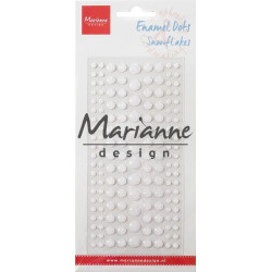 Marianne Design Enamel Dots Snowflakes