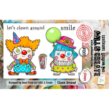 AALL & Create Stamp Set A7 1209 Clown Around