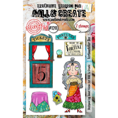 AALL & Create Stamp Set A6 1211 Fortuneteller Dee