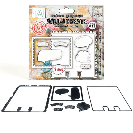 Aall&Create Cutting Dies Bubble Talk 72