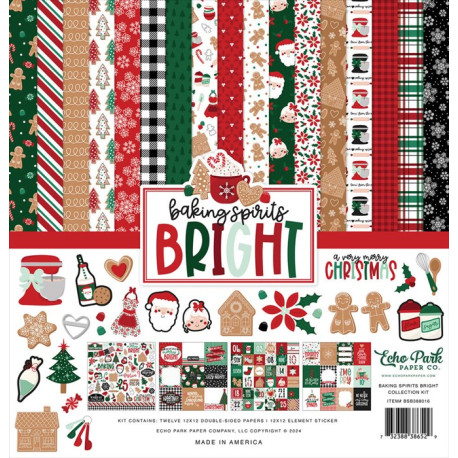 Echo Park Baking Spirits Bright Collection Kit 30x30cm