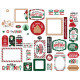 Echo Park Baking Spirits Bright Frames & Tags 34pz