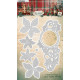 StudioLight Festive Nostalgia Cutting Die Poinsettias & Ice Swirl Frame n.904