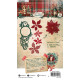 StudioLight Festive Nostalgia Cutting Die Poinsettias & Ice Swirl Frame n.904