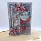 StudioLight Festive Nostalgia Cutting Die Poinsettias & Ice Swirl Frame n.904