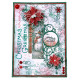 StudioLight Festive Nostalgia Cutting Die Poinsettias & Ice Swirl Frame n.904