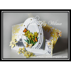 Crealies Double Stitch Oval XXL35
