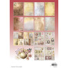 Studio Light Essentials Die-Cut Designer Paper Pad A4 Romantic Christmas nr.216