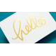 Deco Foil Transfer Sheets Teal 5 fogli