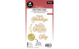 StudioLight Sentiments Christmas Hot Foil Dies