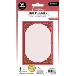 StudioLight A6 Border Shape Christmas Hot Foil Dies nr.10