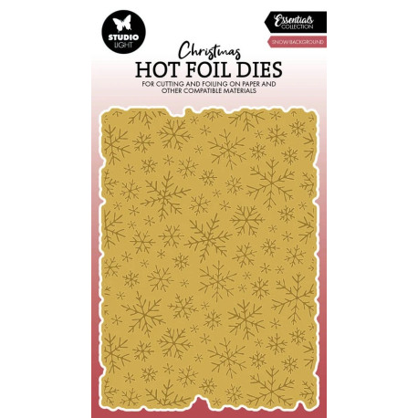 StudioLight Snow Background Christmas Hot Foil Dies nr.11