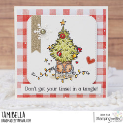 Stamping Bella SPEC-TACULAR POTTED TREE RUBBER STAMP