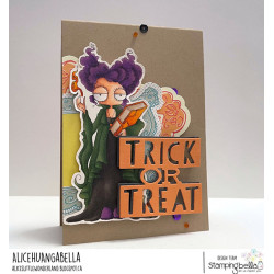 Stamping Bella ODDBALL WITCHY SISTAH 1 RUBBER STAMP