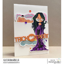 Stamping Bella ODDBALL WITCHY SISTAH 3 RUBBER STAMP