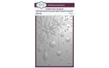 Creative Expressions 3D Embossing Folder Poinsettias & Baubles