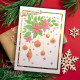 Creative Expressions 3D Embossing Folder Poinsettias & Baubles