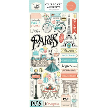 Carta Bella Paris Chipboard Accents