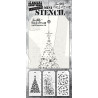 PREORDINE!! Stamper Anonymous Tim Holtz Layering Mini Stencil Set 62 3pezzi