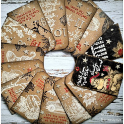 Stamper Anonymous Santa Visit Tim Holtz Cling Stamps