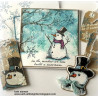  Stamper Anonymous Mr. Frostie Tim Holtz Cling Stamps