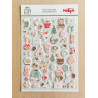 Mintopia Puffy Stickers HOLLY JOLLY