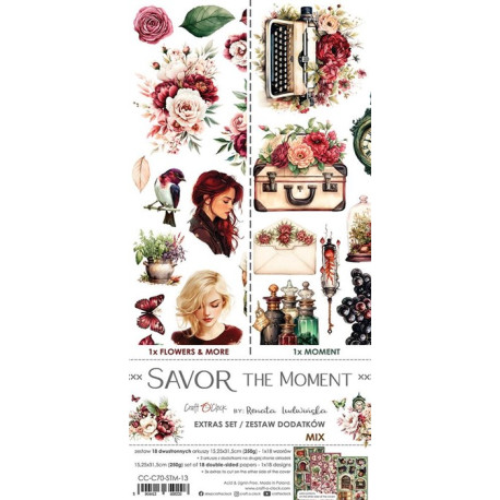 Craft o' Clock Savor the Moment Extras to Cut MIX 15,75x30,5cm