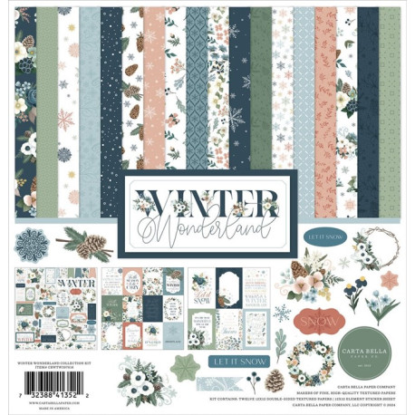 Carta Bella Winter Wonderland Paper Pad 30x30cm