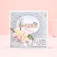 Crafter's Companion Christmas Rose Clear Stamp Christmas Village