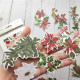 Simple Stories Simple Vintage Yuletide Floral Bits & Pieces 45pz