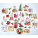 Craft Consortium Christmas Market Chipboard Ephemera 30pz