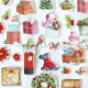 Craft Consortium Christmas Market Chipboard Ephemera 30pz