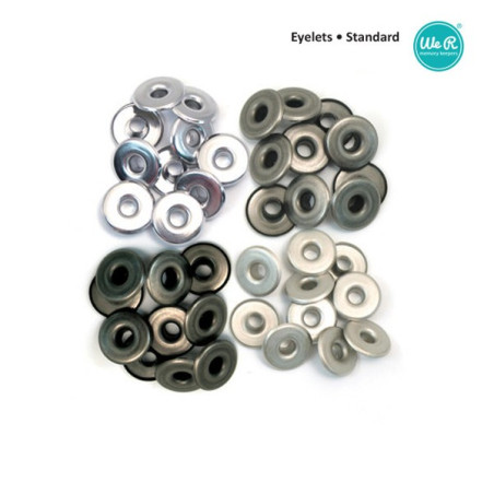 40 Eyelets grandi in colori metallici We R Memory Keepers