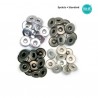 40 Eyelets grandi in colori metallici We R Memory Keepers