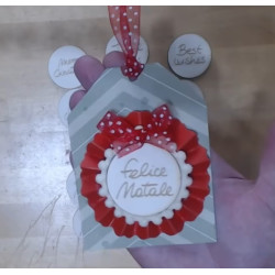 YupplaCraft Legnetti BOLLINI "BUONE FESTE"