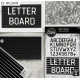 Sizzix 2-D Texture Fades Embossing Folder w/35PK Thinlits Set - Vault Side-Order Letterboard by Tim Holtz 666859