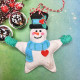 Spellbinders Felt Snowman Star Etched Dies