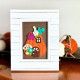 Spellbinders Felt Pumpkin Lane House Etched Dies