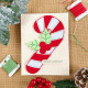 Spellbinders Felt Candy Cane Etched Dies