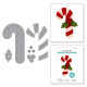 Spellbinders Felt Candy Cane Etched Dies