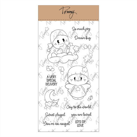 TOMMY clear stamps – Little Angel by Dolcelegno